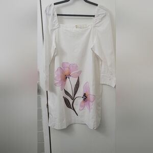 Cleobella Floral Print White Dress